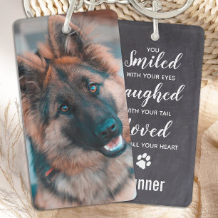 Dog Memorial Sympathy houdt het verlies van het hu Sleutelhanger