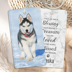 Dog Memorial Sympathy Pet Loss Photo Memorial Sleutelhanger