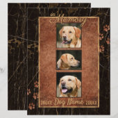 Dog Memory Marble Rustic Keepomwille (Voorkant / Achterkant)