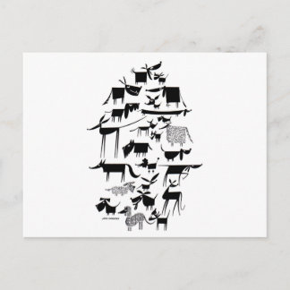 Dog Menagerie Briefkaart