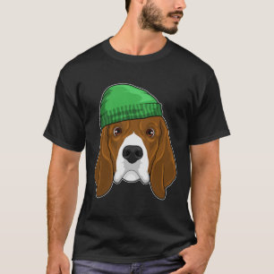 Dog met Beanie T-shirt