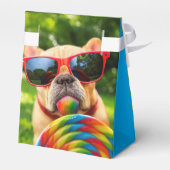 Dog met Big Lollipop Bedankdoosjes (Achterkant)