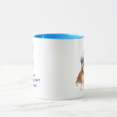 Dog met Big Santa Hat Mok (Midden)