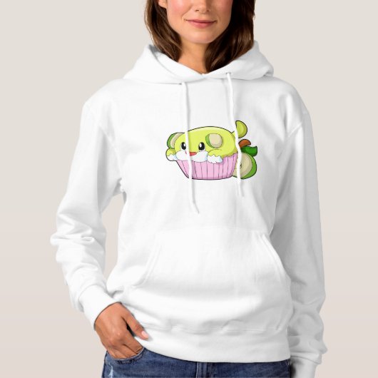 Dog met Cake Hoodie (Voorkant)