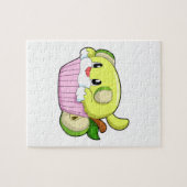 Dog met Cake Legpuzzel (Horizontaal)