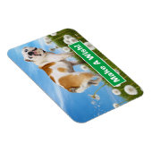 Dog met Dandelion Magneet (Rechterzijde)