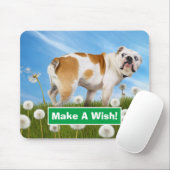 Dog met Dandelion Muismat (Met muis)