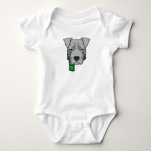Dog met Scarf Romper