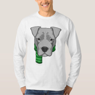 Dog met Scarf T-shirt
