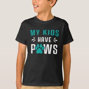 Dog Mijn Kinderen hebben papil Pet Funny T-shirt