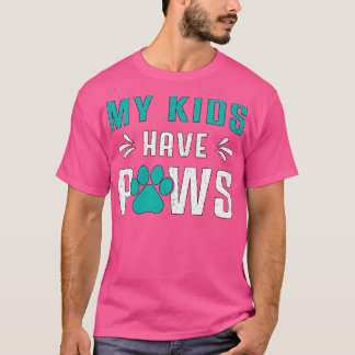 Dog Mijn Kinderen hebben papil Pet Funny T-shirt