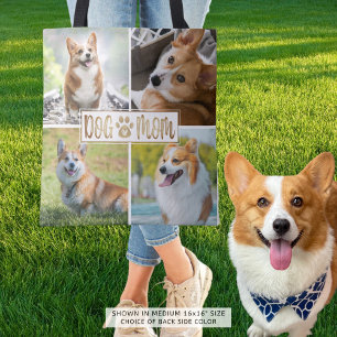 DOG MOM 4 Afdrukhart foto-inkuillak Draagtas