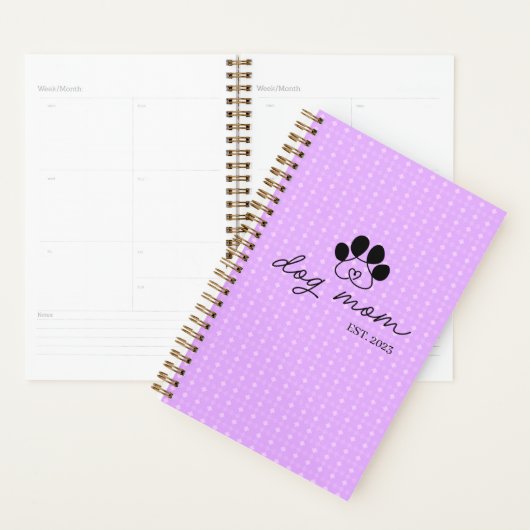 dog mom customizable planner (Display)