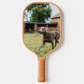 Dog Mom Dad Custom Afbeelding gepersonaliseerd Pickleball Paddle (Achterkant)