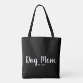 Dog Mom Established Gift Tote Bag (Dos)