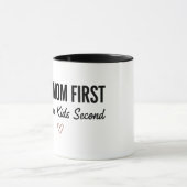 Dog Mom First Human Kids Second Mug  (Centre)