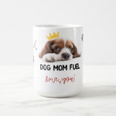 Dog Mom Fuel - Schattigee Puppy Mok met poten en h (Center)
