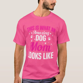 Dog Mom Gezegde vrienden T-shirt