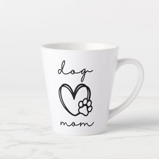 DOG MOM LATTER MUG (Droite)