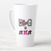 Dog Mom Leopard Heart Mug -Mom Lover Gift  (Angle gauche)