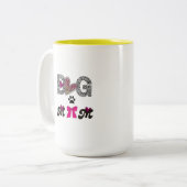 Dog Mom Leopard Heart Mug -Mom Lover Gift  (Devant gauche)