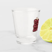 Dog Mom Logo Shot Glas (Links)