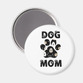 Dog Mom  Magneet (Voorkant / Achterkant)