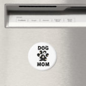Dog Mom  Magneet (Insitu (Vaatwasser))