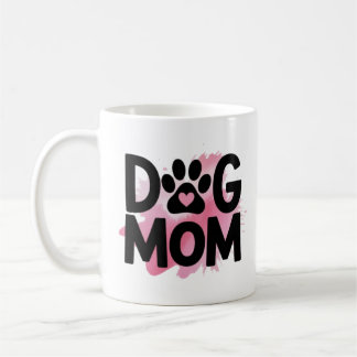 Dog Mom Paw Print Heart Coffee Mug Dog Lover Gift Koffiemok