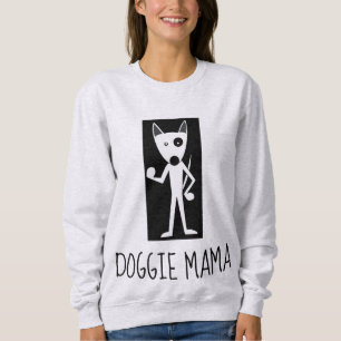 DOG MOM T-Hemden en Sweatshirts Trui