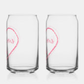 Dog Moms Club Drink lessen (set van 2 ) Blikvorm Glas (Links)
