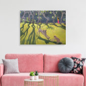 Dog & Monkey 1998 Canvas Afdruk (Insitu (Woonkamer))