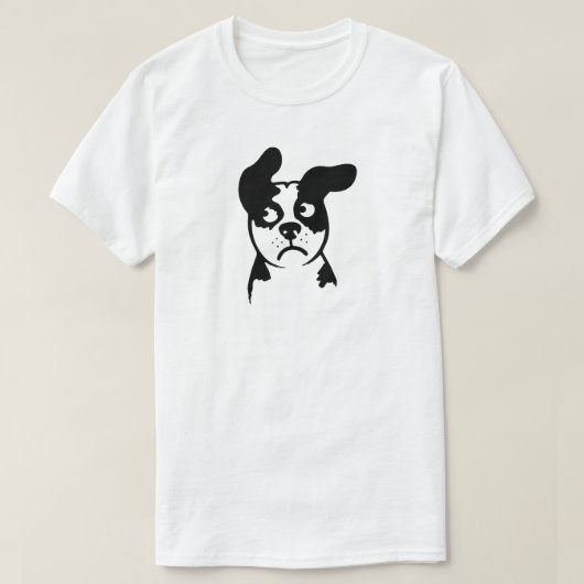 Dog Mood Facial Expressions T-shirt (Design voorkant)