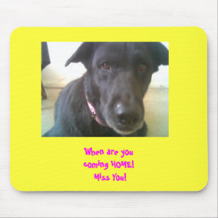 Dog Mousepad "Vermiste u" Muismat