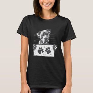 Dog Mugshot-gevangenis T-shirt