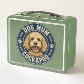 Dog Mum Cockapoo Blueprint Lunch Box (Devant)