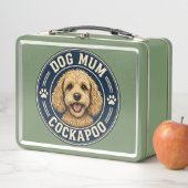 Dog Mum Cockapoo Blueprint Lunch Box (En situation)