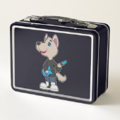 Dog Musician Guitar Music (Achterkant)