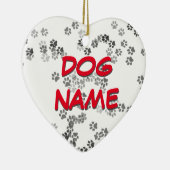 Dog Name Ornament (Rechts)