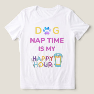 dog nap time is my happy hour Tri-Blend shirt
