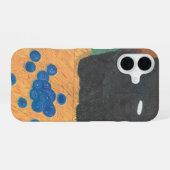 Dog nose and blueberry phone case iPhone 16 hoesje (Achterkant horizontaal)