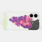 Dog nose and grape phone case iPhone 16 hoesje (Achterkant horizontaal)