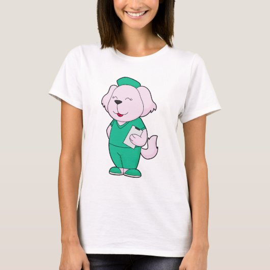 Dog Nurse T-shirt (Voorkant)