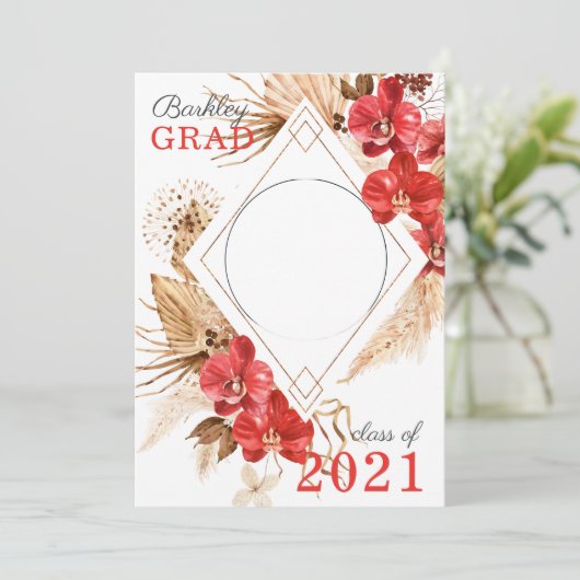 Dog Obedience Class Afstuderen Aankondiging (Staand voorkant)