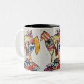 Dog of Many Colors 11oz Mug (Devant gauche)