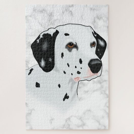 Dog on Marble Legpuzzel (Verticaal)