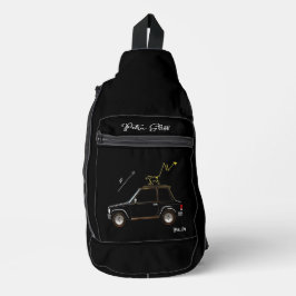 Dog on Wall Street  Sling Bag