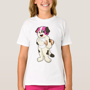 Dog op Football Sport T-shirt