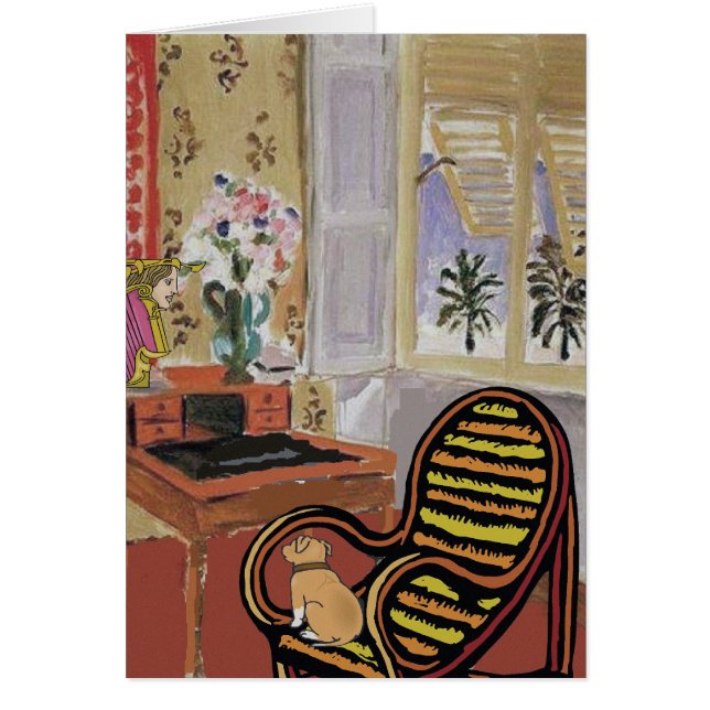 Dog op voorzitter (Voorkant)