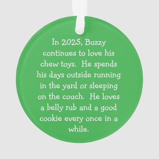 Dog Ornament (dos)
